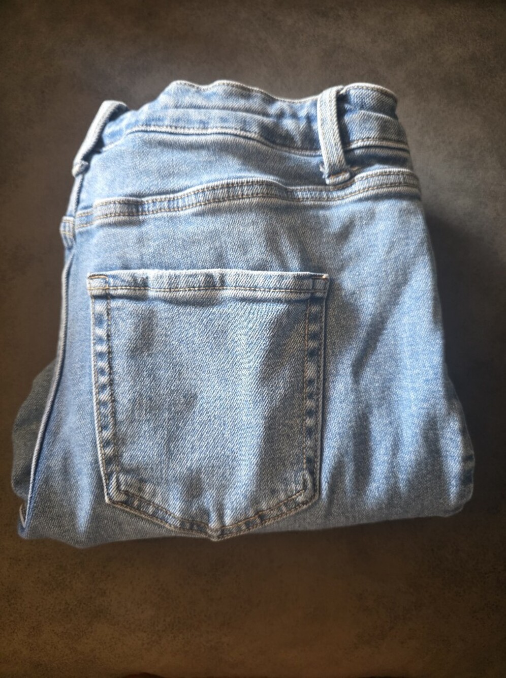 Womens Light Blue Denim Jeans - Classic Straight Fit